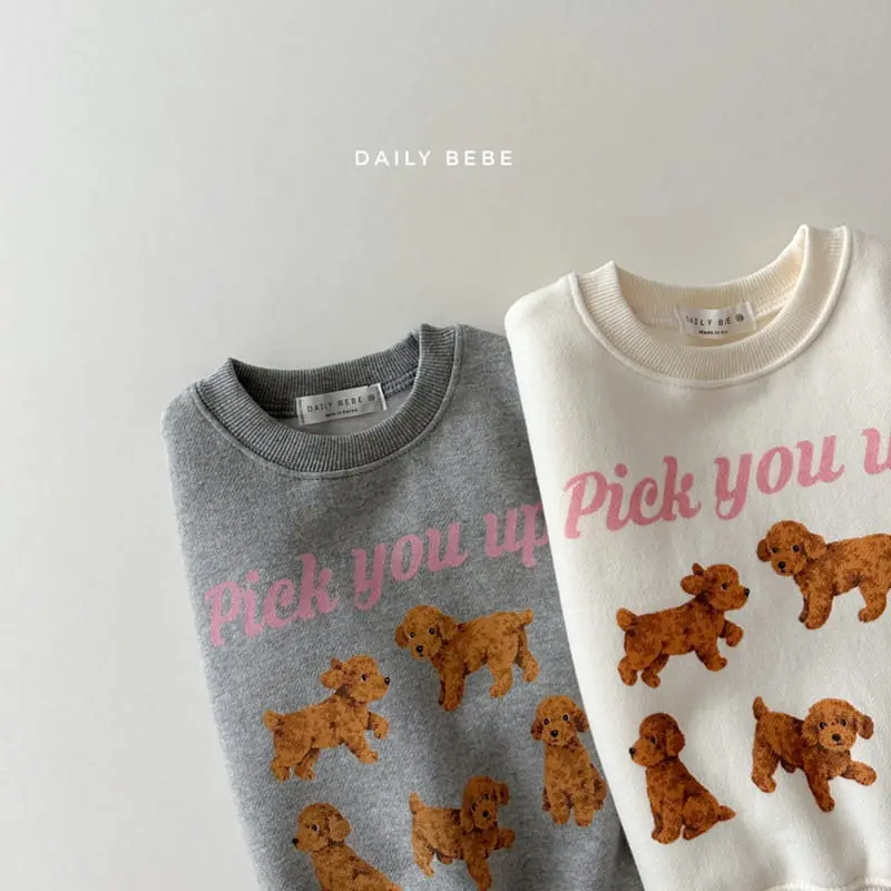 Daily Bebe - Korean Children Fashion - #littlefashionista - Poodle Swaetshirt - 9