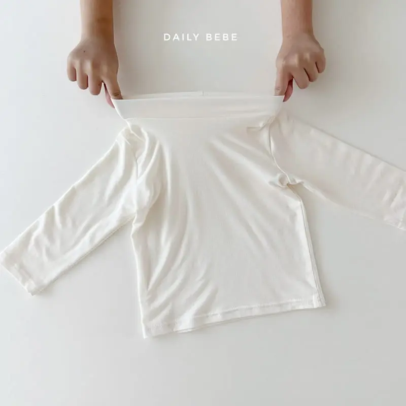 Daily Bebe - Korean Children Fashion - #littlefashionista - Heat Turtleneck Tee - 3