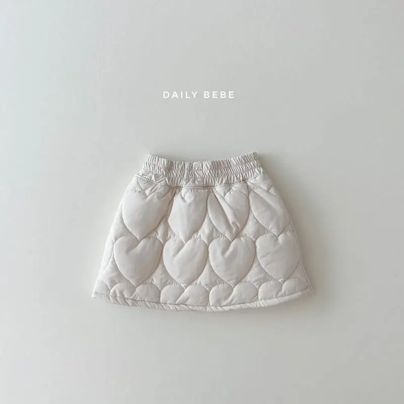 Daily Bebe - Korean Children Fashion - #littlefashionista - Heart Skirt