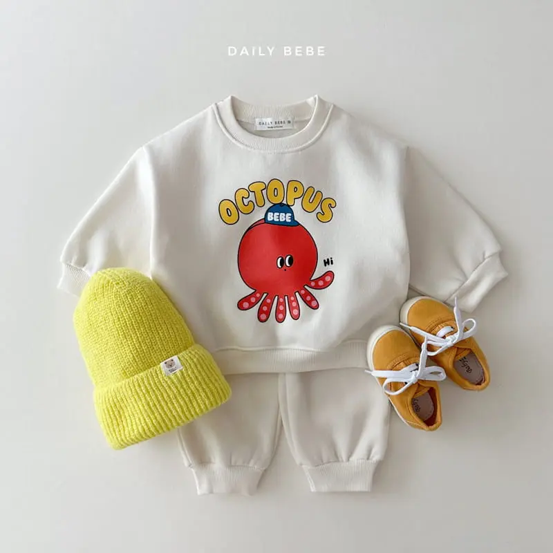 Daily Bebe - Korean Children Fashion - #magicofchildhood - Friends Top Bottom Set - 2