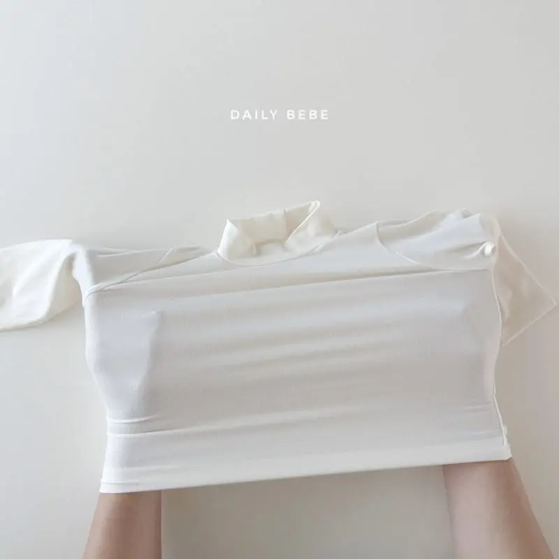Daily Bebe - Korean Children Fashion - #littlefashionista - Heat Turtleneck Tee - 4