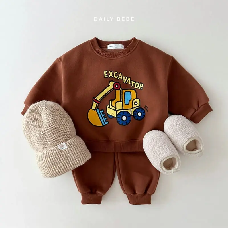 Daily Bebe - Korean Children Fashion - #minifashionista - Favorite Top Bottom Set - 2