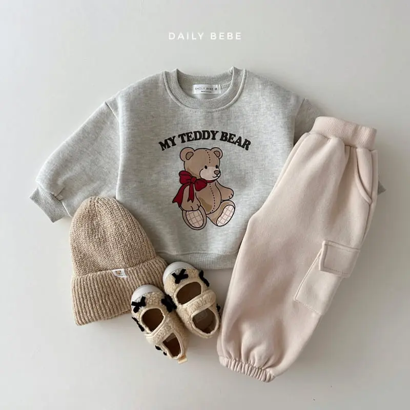 Daily Bebe - Korean Children Fashion - #magicofchildhood - Fleece Pants - 4