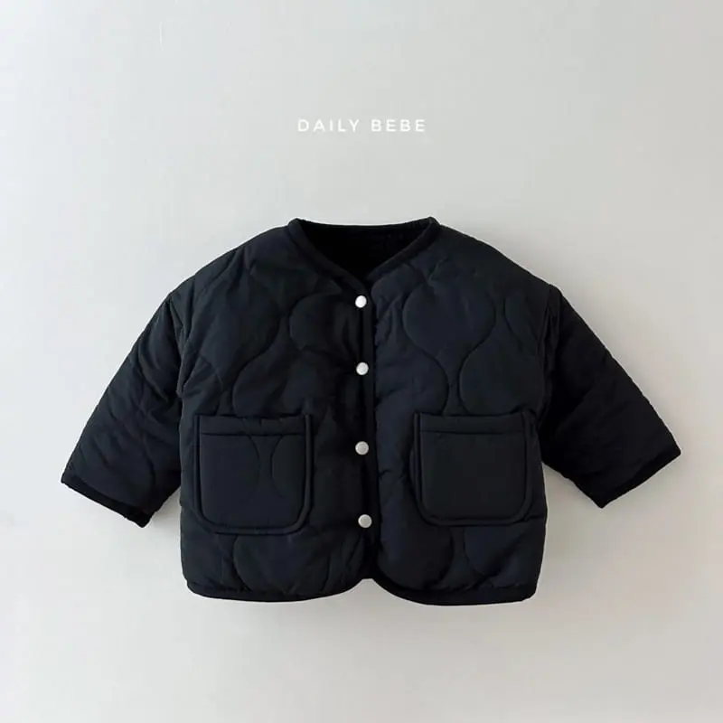 Daily Bebe - Korean Children Fashion - #prettylittlegirls - Quilting Reversible Jumper - 5