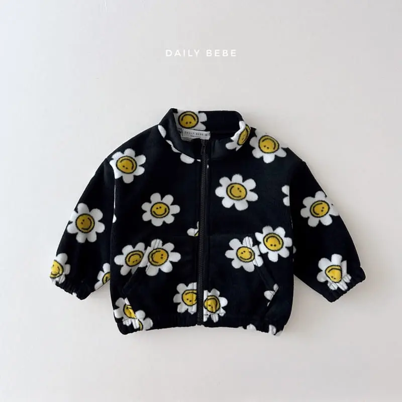 Daily Bebe - Korean Children Fashion - #prettylittlegirls - Pattern Zip-up - 7