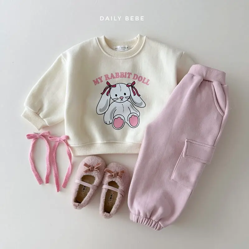 Daily Bebe - Korean Children Fashion - #todddlerfashion - Fleece Pants - 6