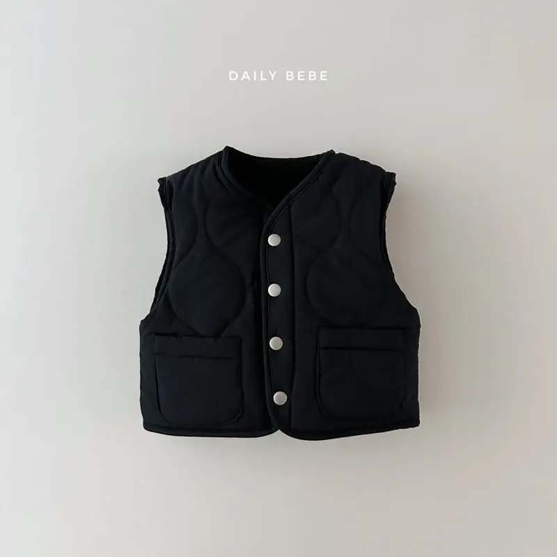 Daily Bebe - Korean Children Fashion - #toddlerclothing - Quilting Reversible Vest - 9