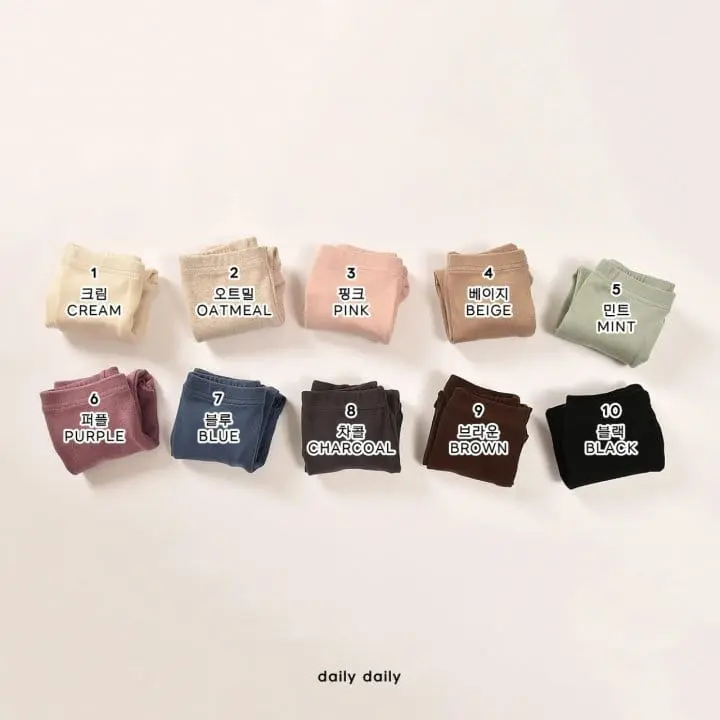 Daily Daily - Korean Children Fashion - #designkidswear - Kid Winter Fleece Leggings