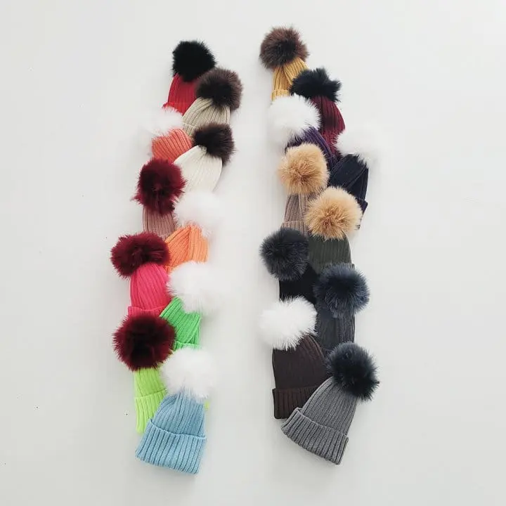 Daily Daily - Korean Children Fashion - #fashionkids - Fluffy Rib Beanie - 6
