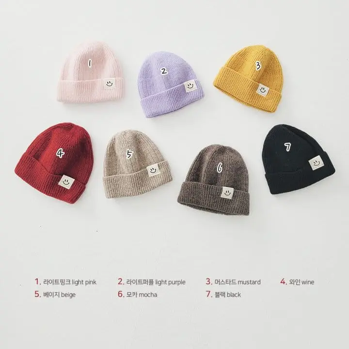 Daily Daily - Korean Children Fashion - #kidsshorts - Smile Short Beanie