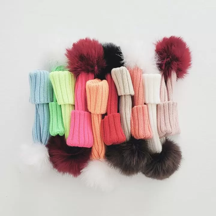 Daily Daily - Korean Children Fashion - #kidsshorts - Fluffy Rib Beanie - 7