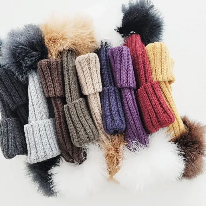 Daily Daily - Korean Children Fashion - #kidsstore - Fluffy Rib Beanie - 8