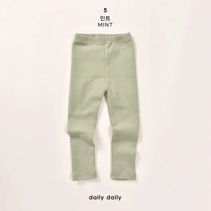 Daily Daily - Korean Children Fashion - #kidzfashiontrend - Kid Winter Fleece Leggings - 6