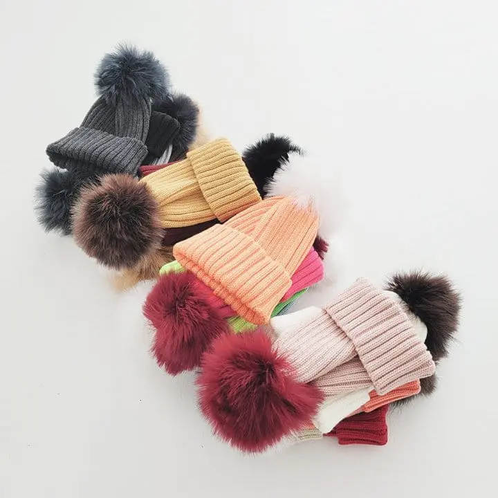 Daily Daily - Korean Children Fashion - #kidzfashiontrend - Fluffy Rib Beanie - 9