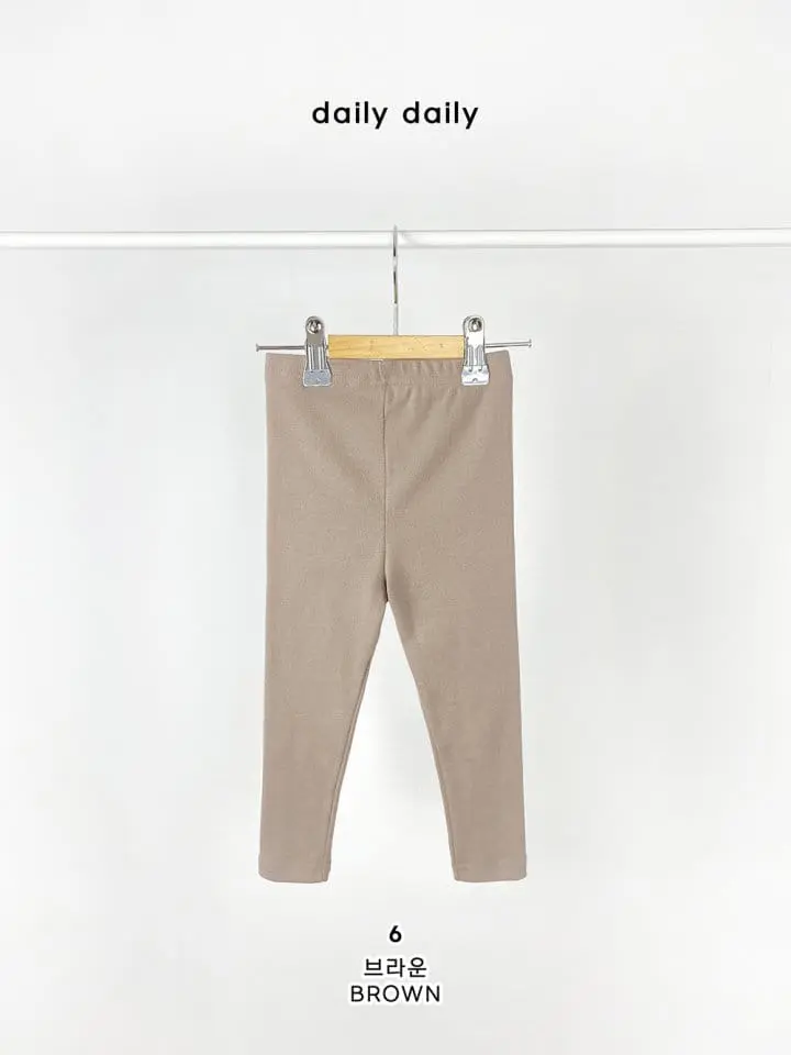 Daily Daily - Korean Children Fashion - #littlefashionista - Kid Cozy Fleece Leggings - 7