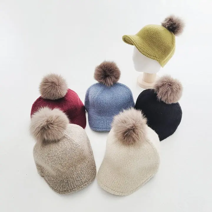 Daily Daily - Korean Children Fashion - #littlefashionista - Knit Bell Cap Mom - 2