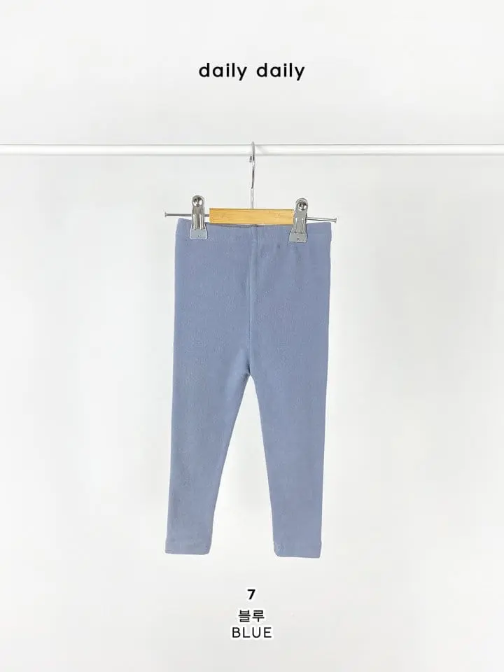 Daily Daily - Korean Children Fashion - #magicofchildhood - Kid Cozy Fleece Leggings - 8