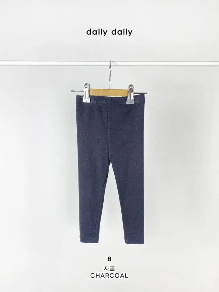 Daily Daily - Korean Children Fashion - #minifashionista - Kid Cozy Fleece Leggings - 9