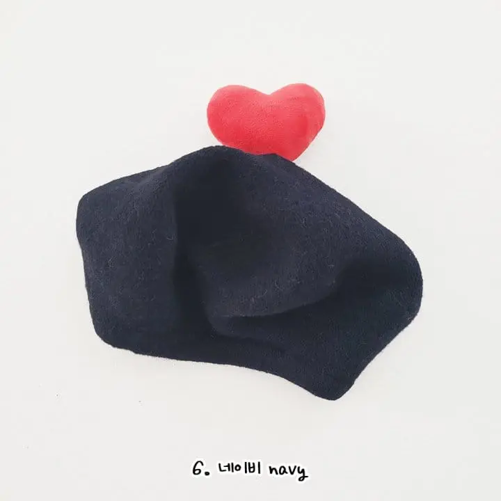 Daily Daily - Korean Children Fashion - #minifashionista - Love Beret Hat - 7
