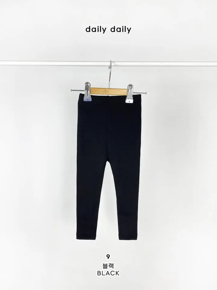 Daily Daily - Korean Children Fashion - #prettylittlegirls - Kid Cozy Fleece Leggings - 10