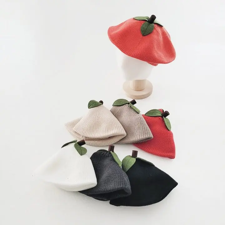 Daily Daily - Korean Children Fashion - #toddlerclothing - Fruit Beret Hat - 9