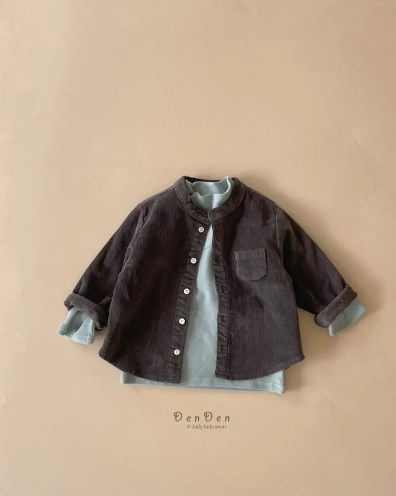 Denden - Korean Children Fashion - #childofig - Rib Cracker Shirt - 8