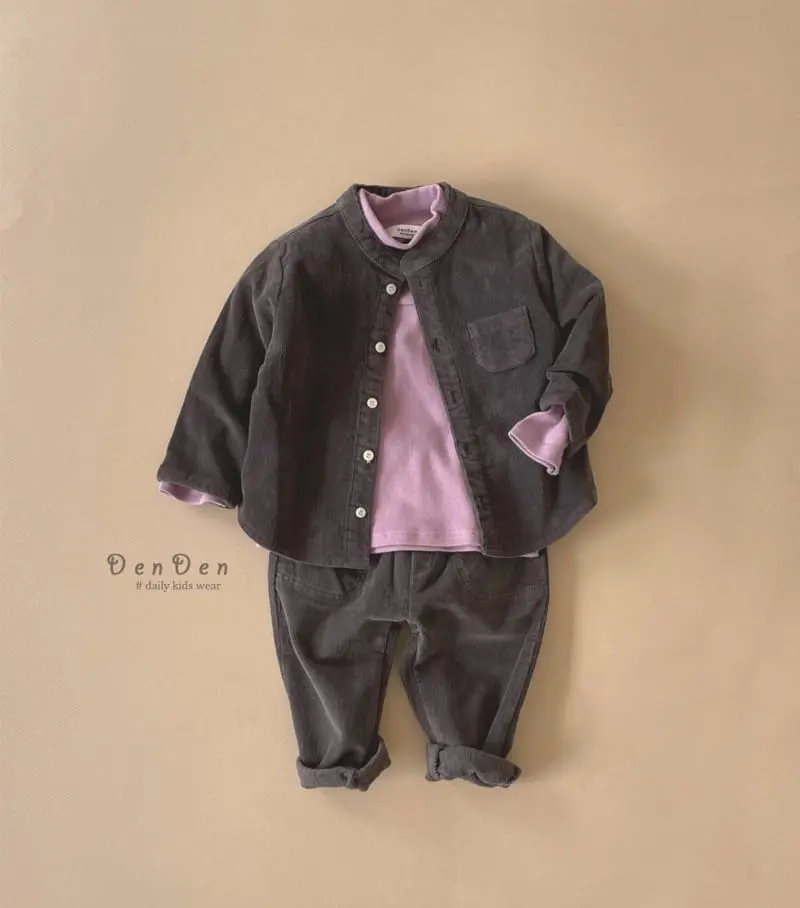 Denden - Korean Children Fashion - #designkidswear - Warm Pocket Tee - 10
