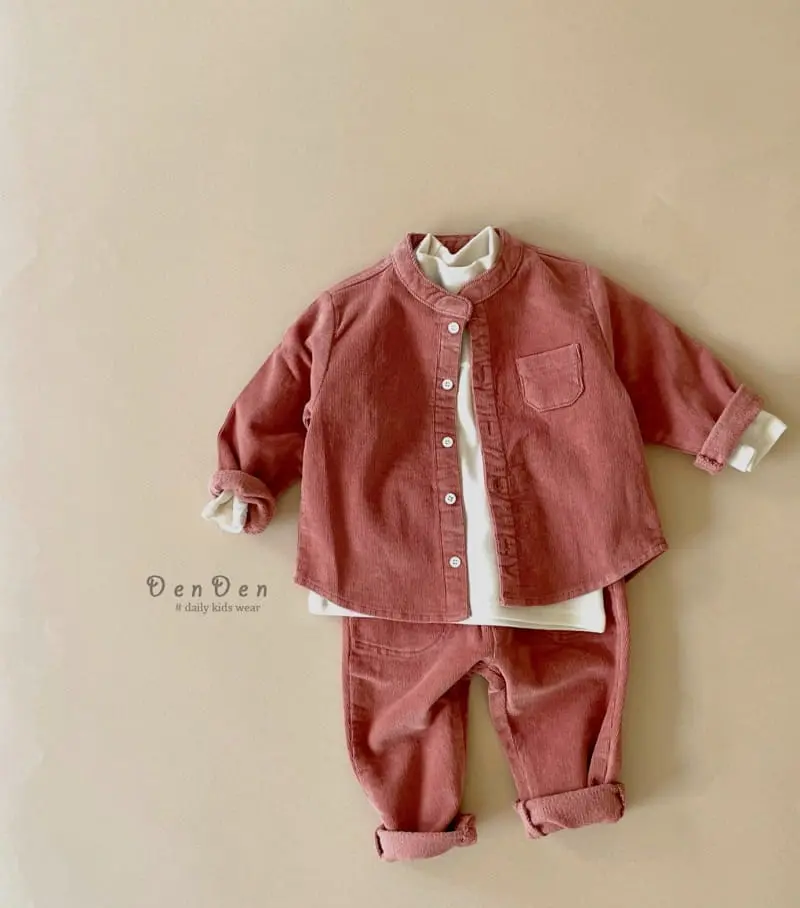 Denden - Korean Children Fashion - #discoveringself - Warm Pocket Tee - 11