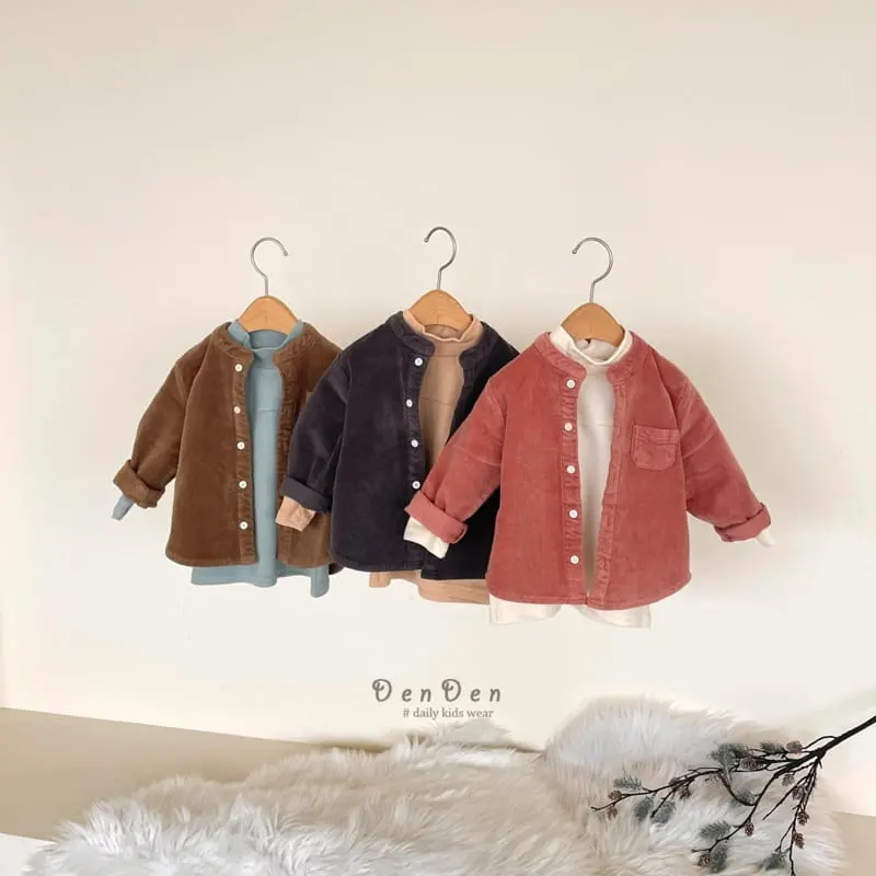 Denden - Korean Children Fashion - #kidzfashiontrend - Rib Cracker Shirt - 2