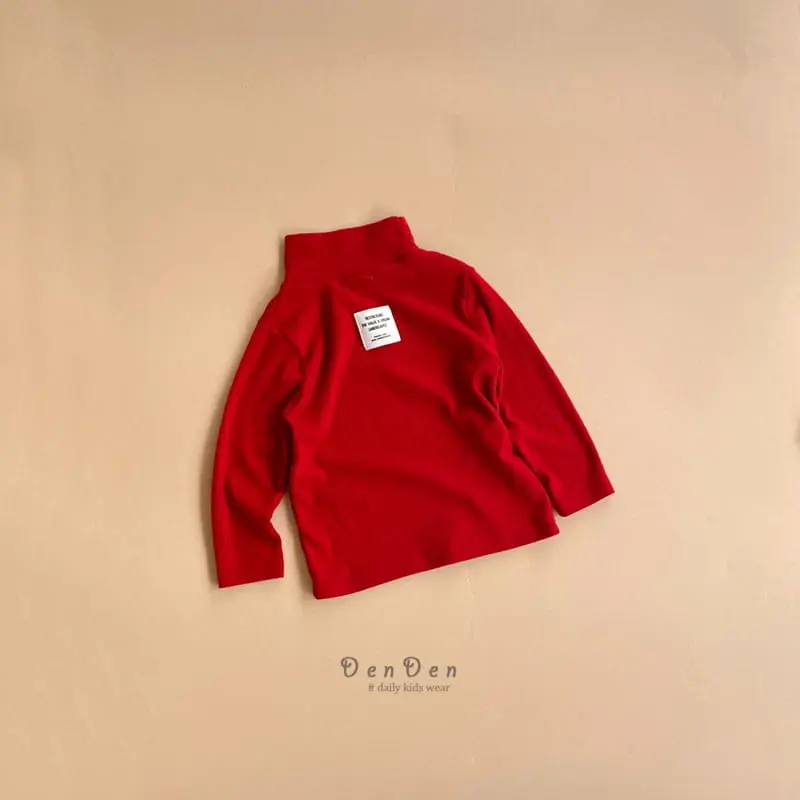 Denden - Korean Children Fashion - #littlefashionista - Lavel Turtleneck Tee - 5