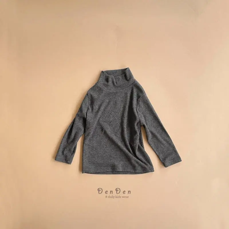 Denden - Korean Children Fashion - #magicofchildhood - Lavel Turtleneck Tee - 6