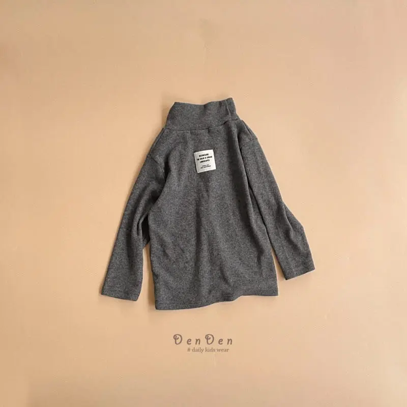 Denden - Korean Children Fashion - #minifashionista - Lavel Turtleneck Tee - 7