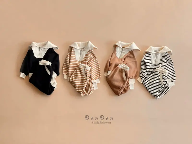 Denden - Korean Children Fashion - #prettylittlegirls - Sailor Collar Tee - 9