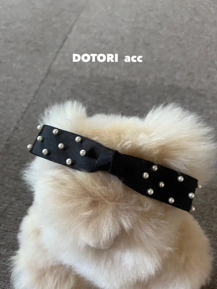 Dotori - Korean Children Fashion - #Kfashion4kids - Pearl Hairband