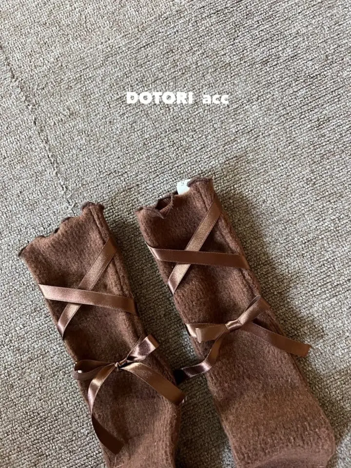 Dotori - Korean Children Fashion - #fashionkids - Ribbon String Knee Socks - 7