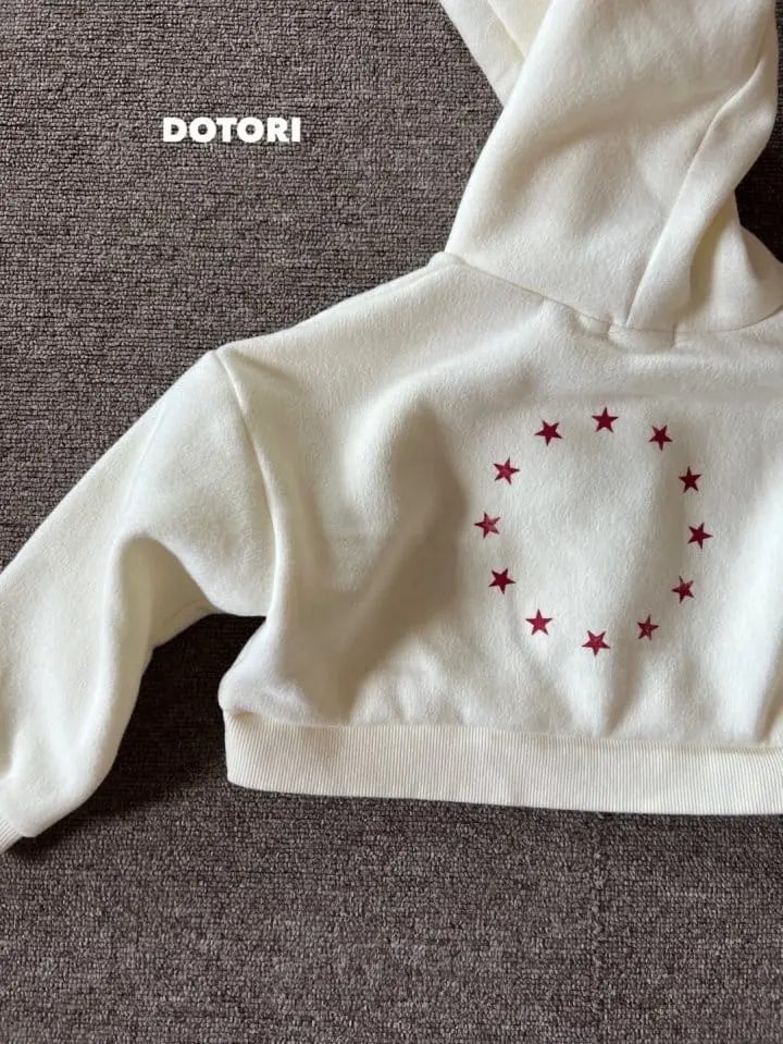 Dotori - Korean Children Fashion - #discoveringself - Star Crop Hoody Sweatshirt - 4
