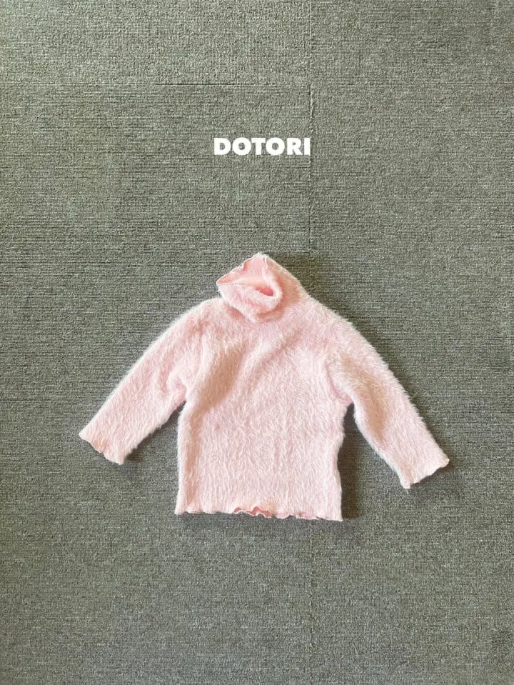 Dotori - Korean Children Fashion - #fashionkids - Angora Turtleneck Tee