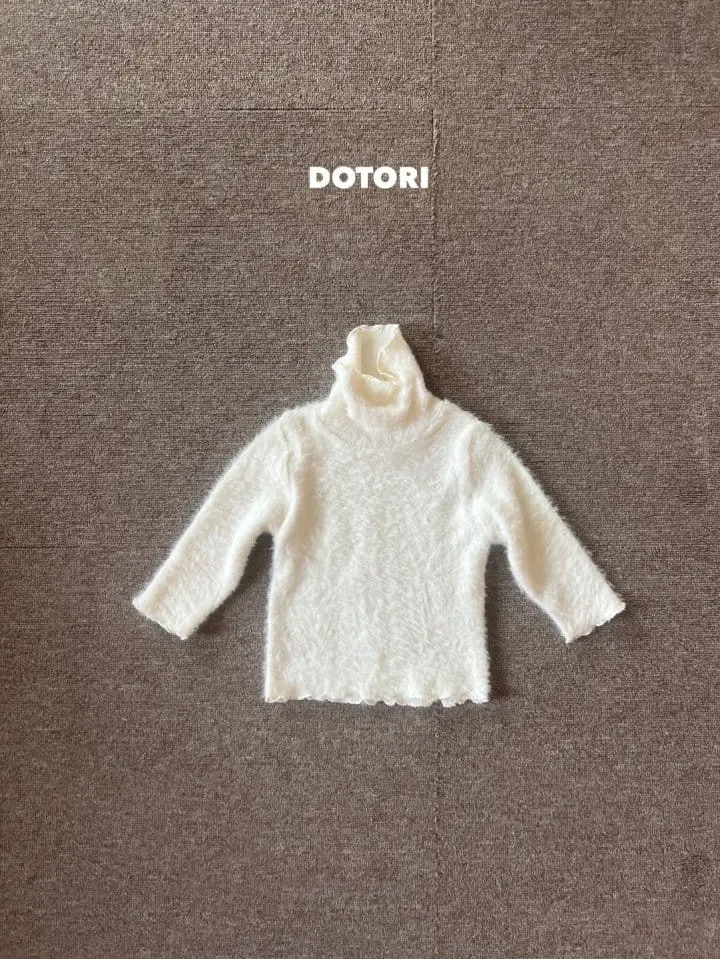 Dotori - Korean Children Fashion - #kidsstore - Angora Turtleneck Tee - 3
