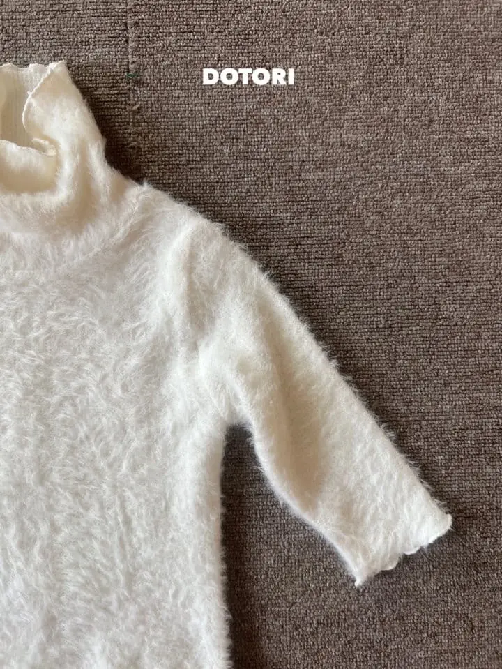 Dotori - Korean Children Fashion - #kidsstore - Angora Turtleneck Tee - 4