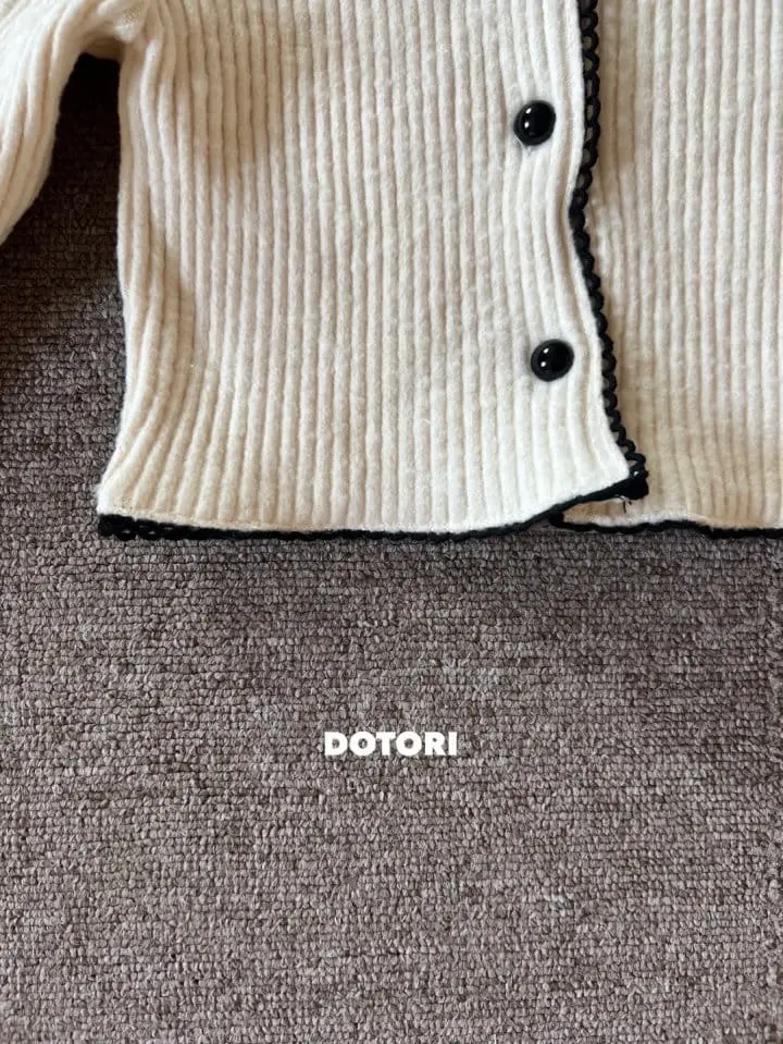 Dotori - Korean Children Fashion - #prettylittlegirls - Rib Pearl Cardigan - 8