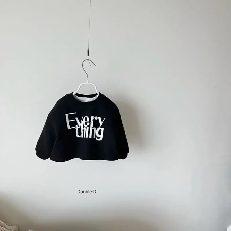 Doubled - Korean Children Fashion - #kidzfashiontrend - Ev Crop Sweatshirt - 2