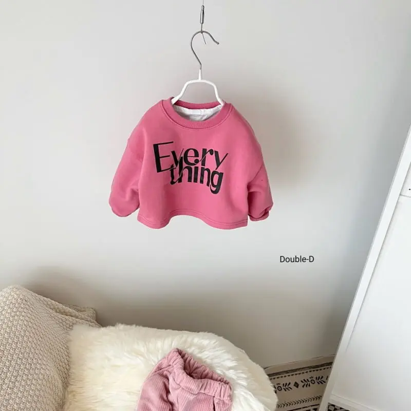 Doubled - Korean Children Fashion - #Kfashion4kids - Ev Crop Sweatshirt - 4