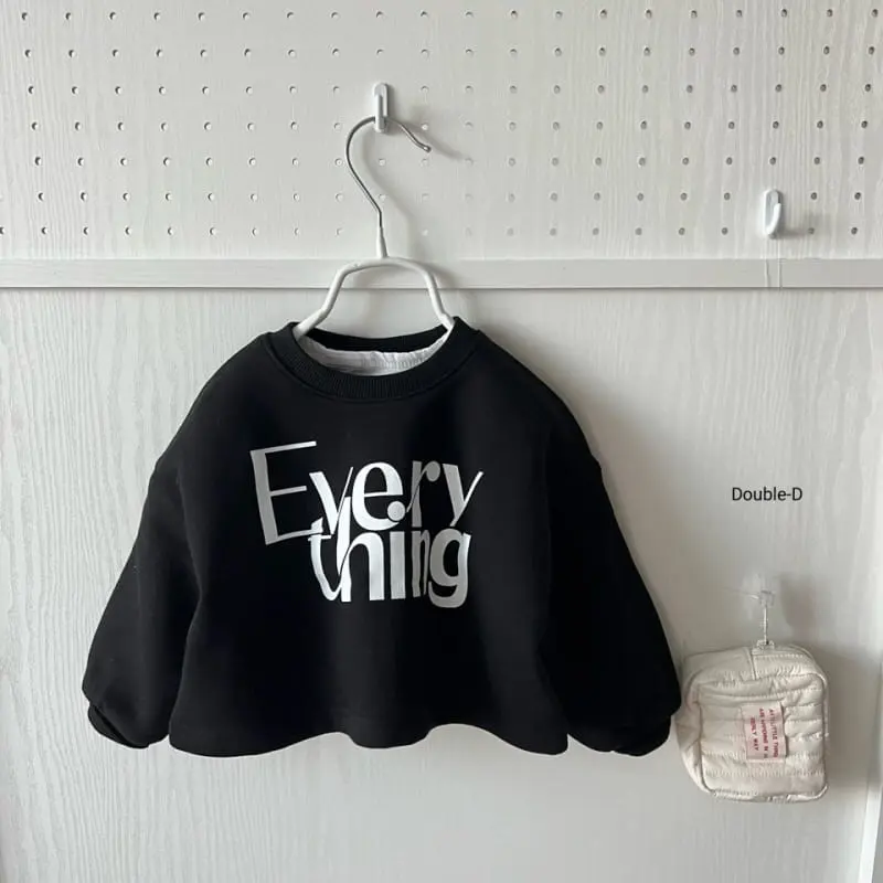 Doubled - Korean Children Fashion - #prettylittlegirls - Ev Crop Sweatshirt - 7