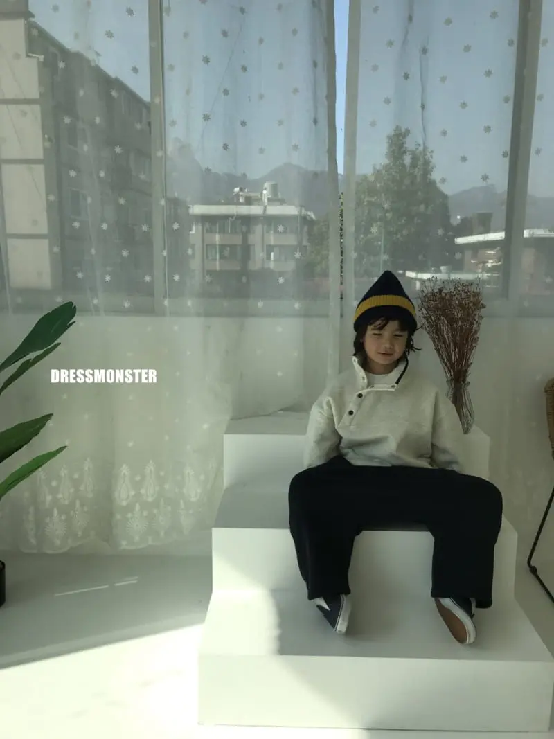 Dress Monster - Korean Junior Fashion - #fashionkids - Sasun Snap Sweatshirt - 7