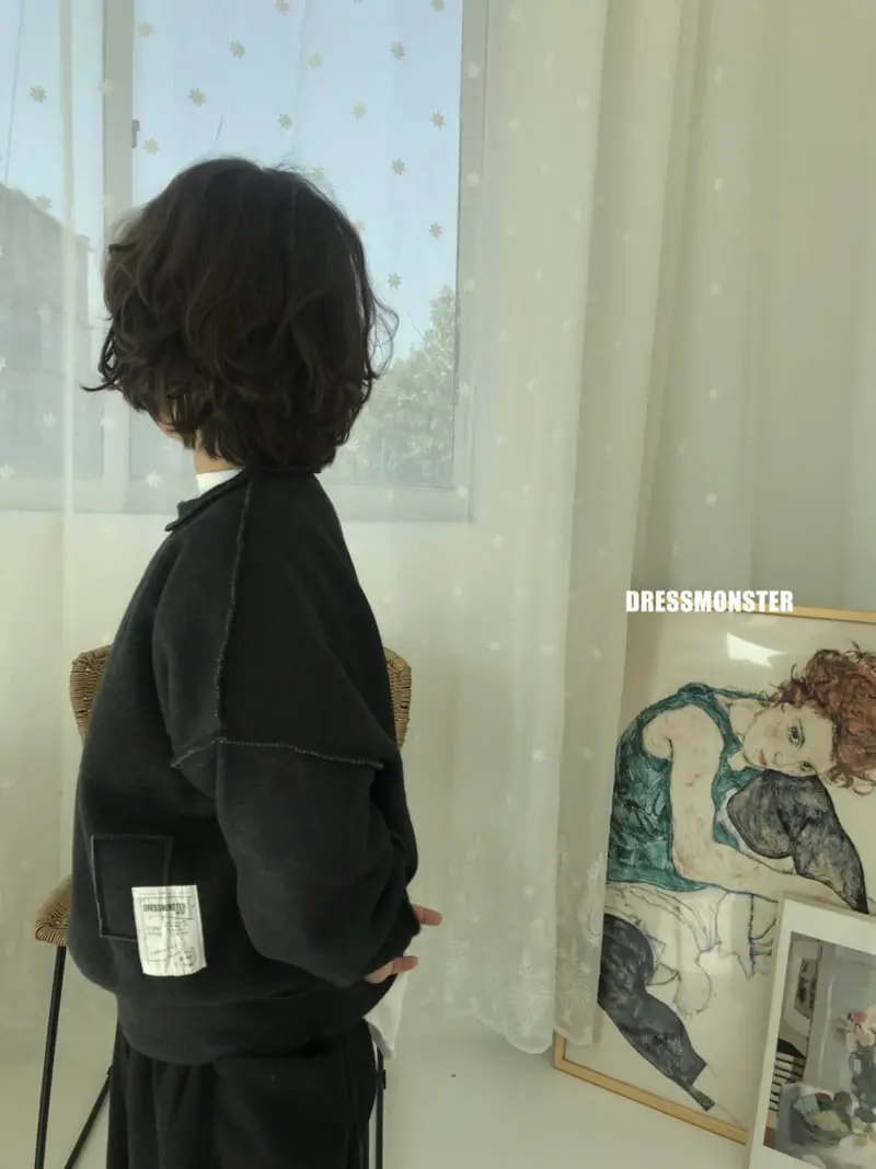 Dress Monster - Korean Junior Fashion - #magicofchildhood - Revers Sweatshirt - 8