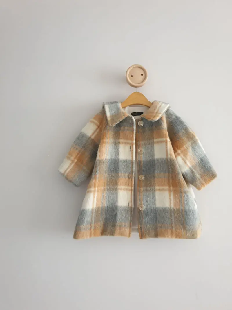Eclair - Korean Children Fashion - #childrensboutique - Check Coat - 8