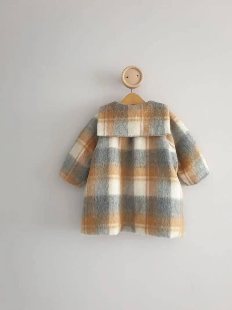 Eclair - Korean Children Fashion - #discoveringself - Check Coat - 10