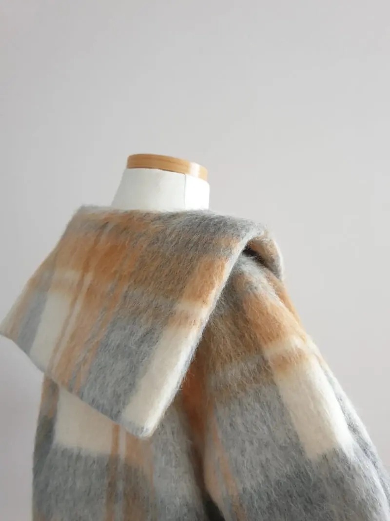Eclair - Korean Children Fashion - #fashionkids - Check Coat - 11
