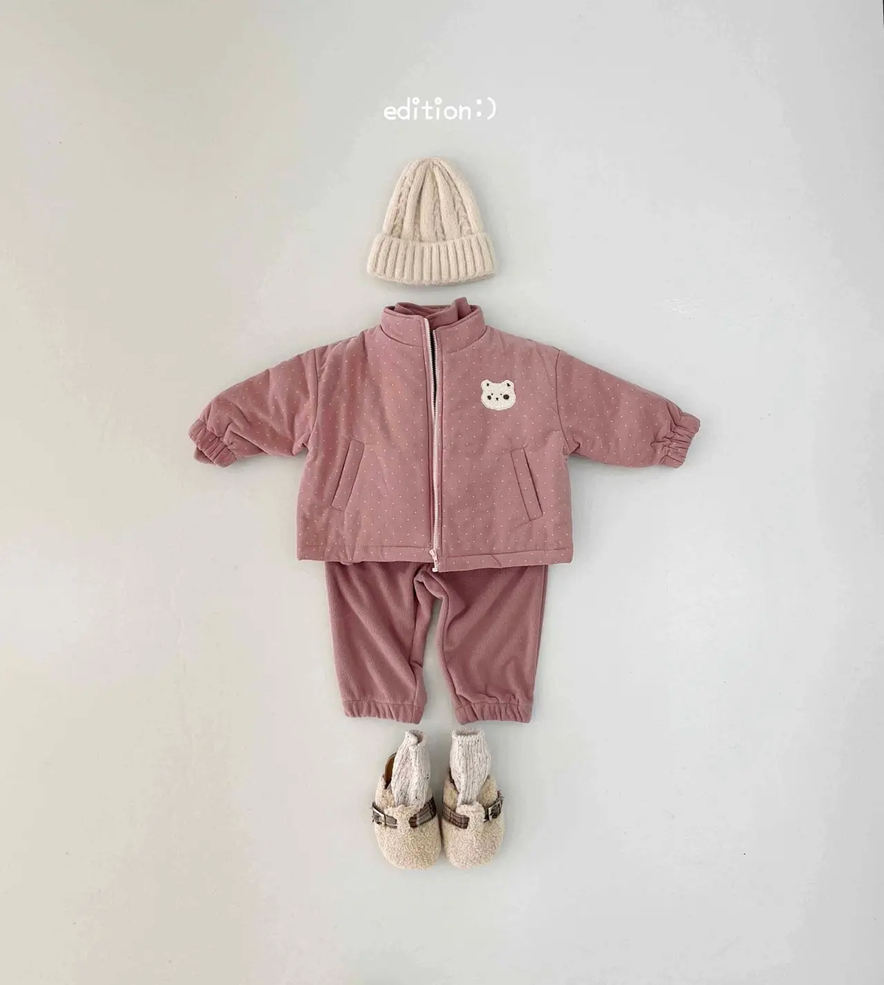 Edition - Korean Children Fashion - #kidsshorts - Rib Padding Jacket - 4