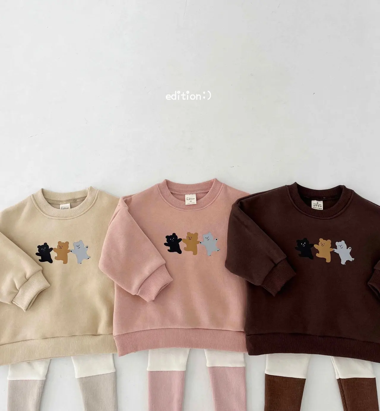 Edition - Korean Children Fashion - #kidsstore - Winter Bear Leggings Set - 2